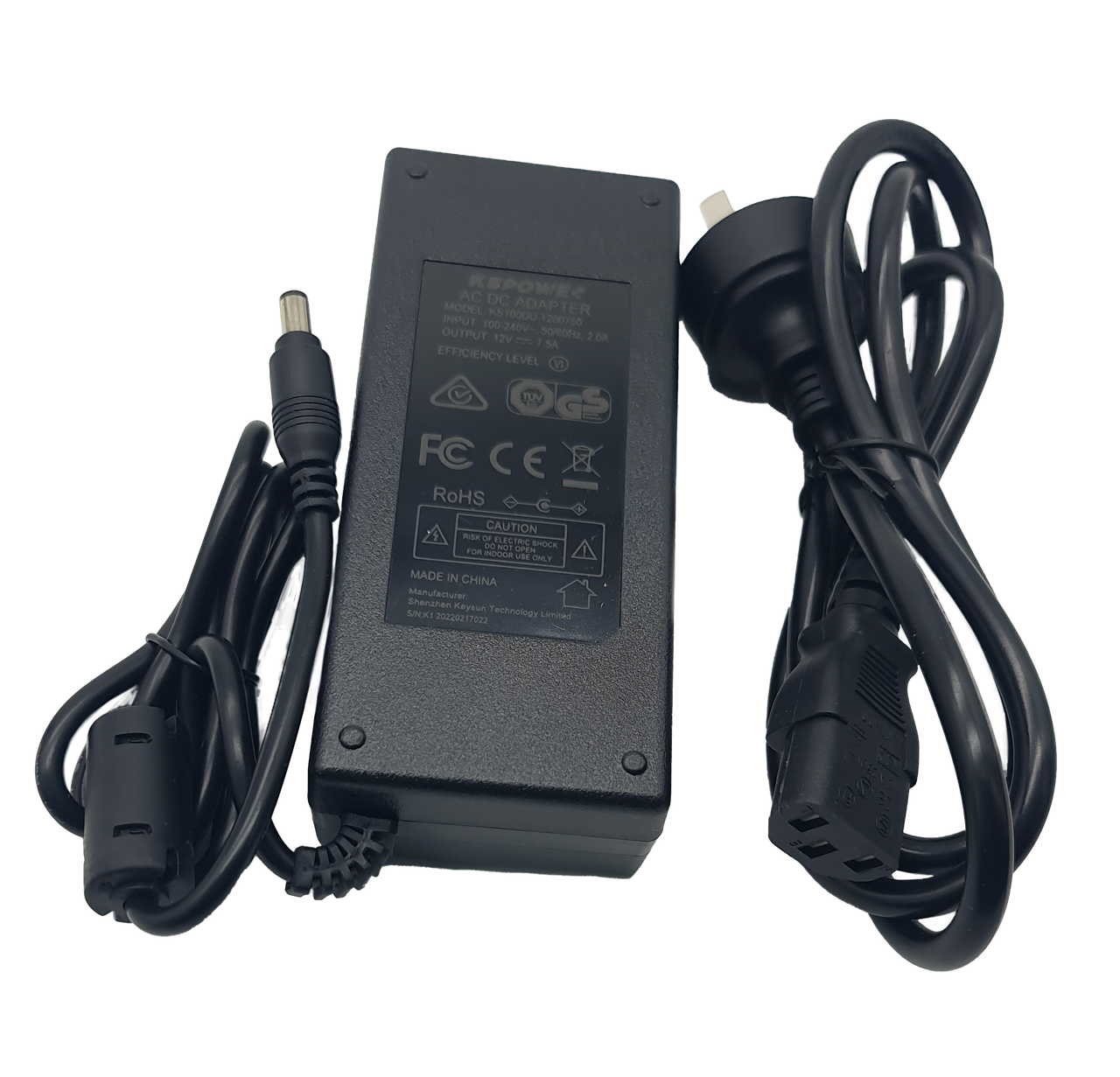 AC/DC  Power Supply 90W / 7.5A /12V