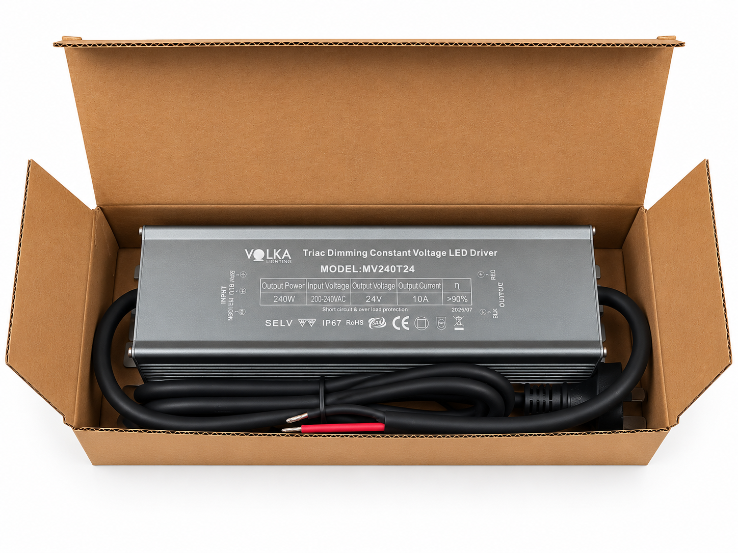 VOLKA TRIAC 240V IP67 240W / 10A / 24V