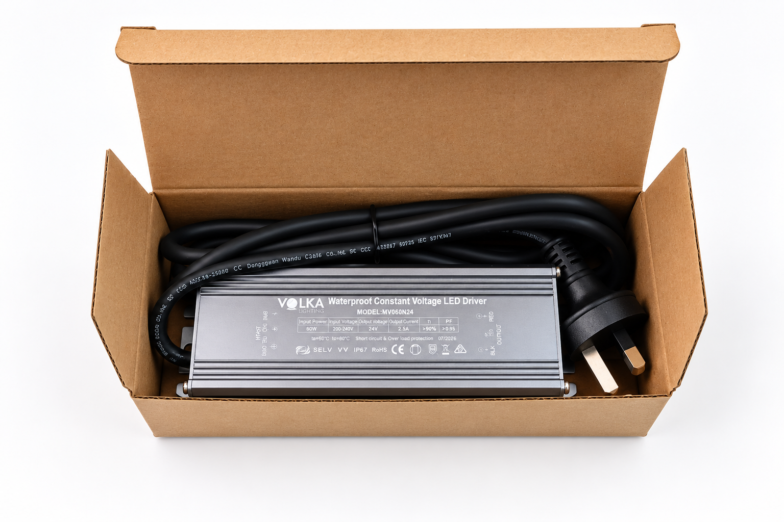 VOLKA IP67 60W / 2.5A / 24V