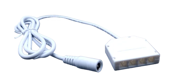4 Ports DC Hub White