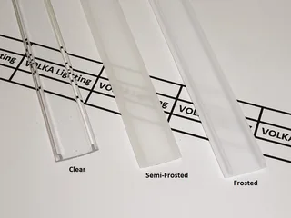 Multiple recessed LED profiles installed in ceiling creating clean linear architectural lighting effect