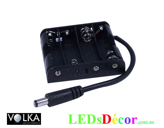 Battery pack with DC Connector 6V  4AA
