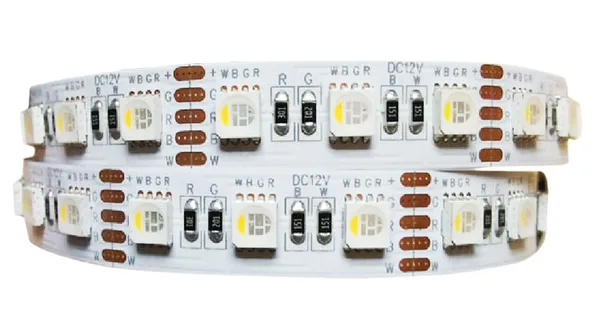 SMD 5050 60 pcs/m Non-Waterproof RGB+W 19.2W/m 12V