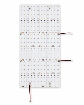 Single 480x240mm LED sheet with JST connectors and power injection tail cable