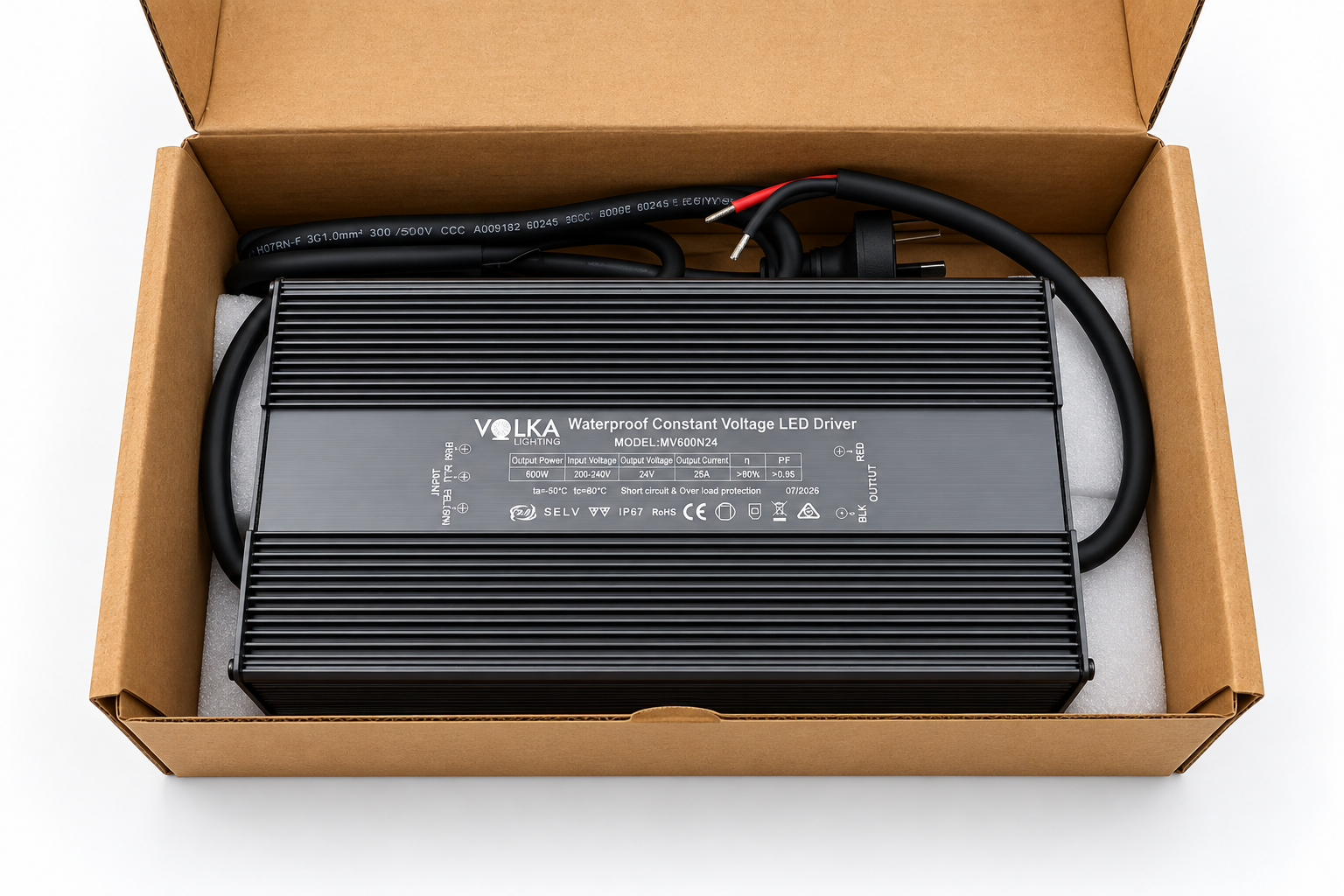 VOLKA IP67 600W / 25A / 24V