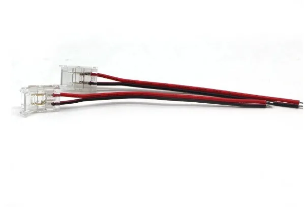 Non Soldering COB Strip Connector with wire