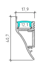 Cove Aluminium LED Profile