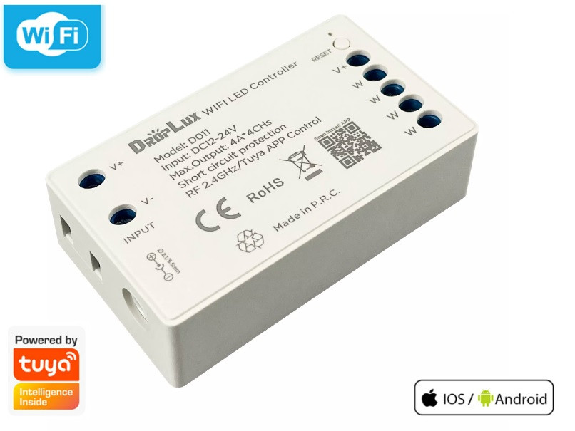 WiFi Wireless LED Light Dimmer, Single Colour (D011)