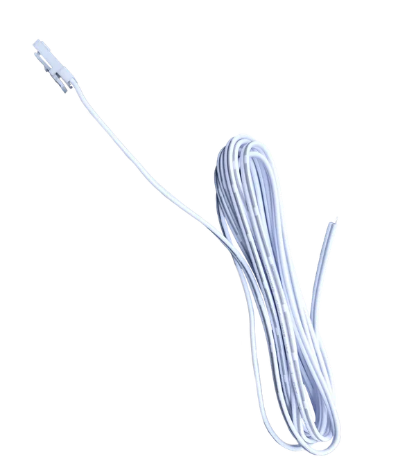2m wire with mini DC Male Connector White
