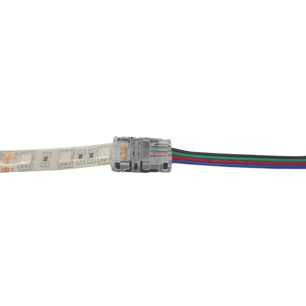 Non Soldering RGB LED Strip to Wire Connector Water-Resistant