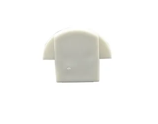 LED profile end cap for recessed slim aluminium channel providing clean finished edge