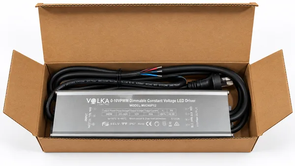 VOLKA PWM 1-10V IP67 240W / 20A / 12V