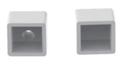 End Cap Pair LED NEON SILICONE TUBE N1414T