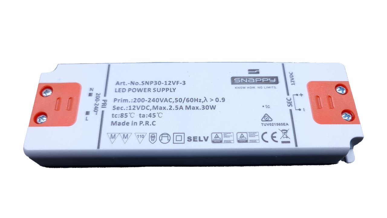 LED Driver Snappy 30W / 2.5A / 12V