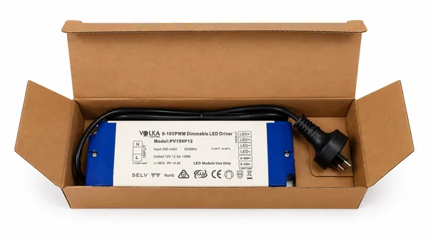 VOLKA PWM 1-10V IP20 150W / 12.5A / 12V