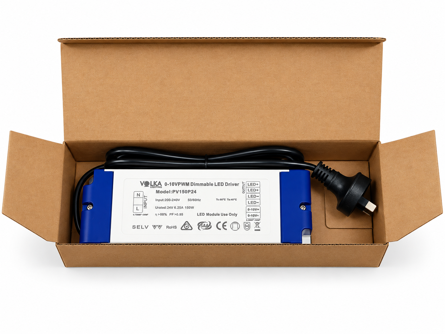 VOLKA PWM 1-10V IP20 150W / 6.25A / 24V