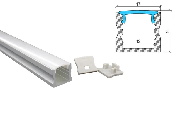 Surface-Mounted Deep LED Profile PA-13