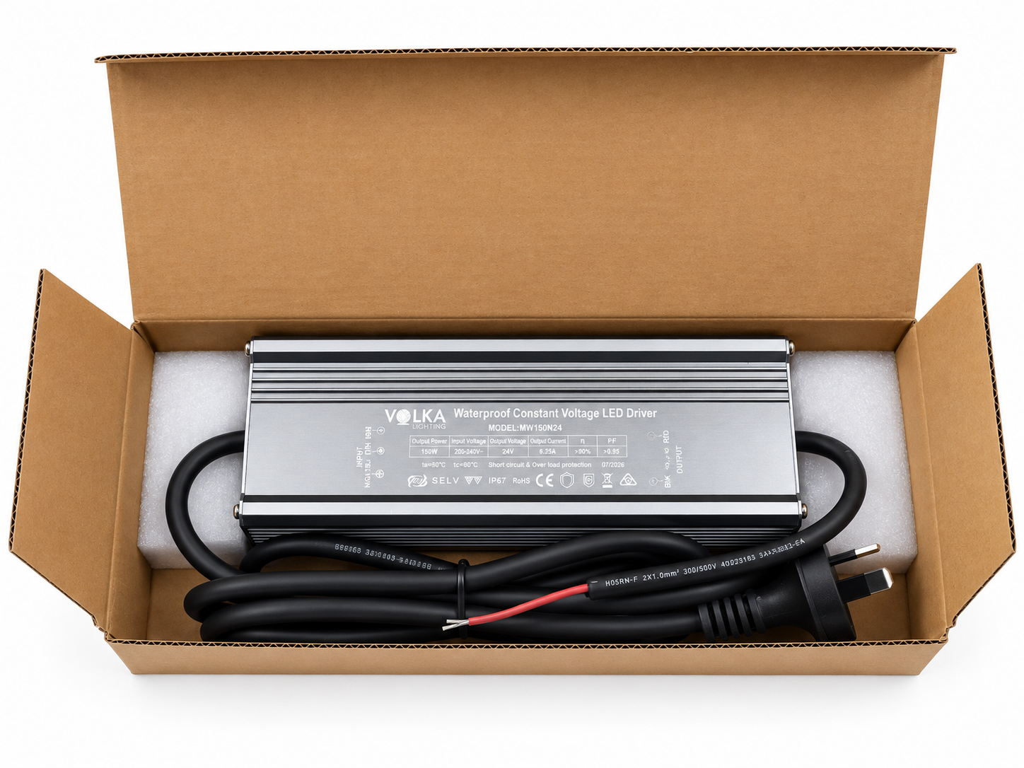 VOLKA IP67 150W / 6.25A / 24V