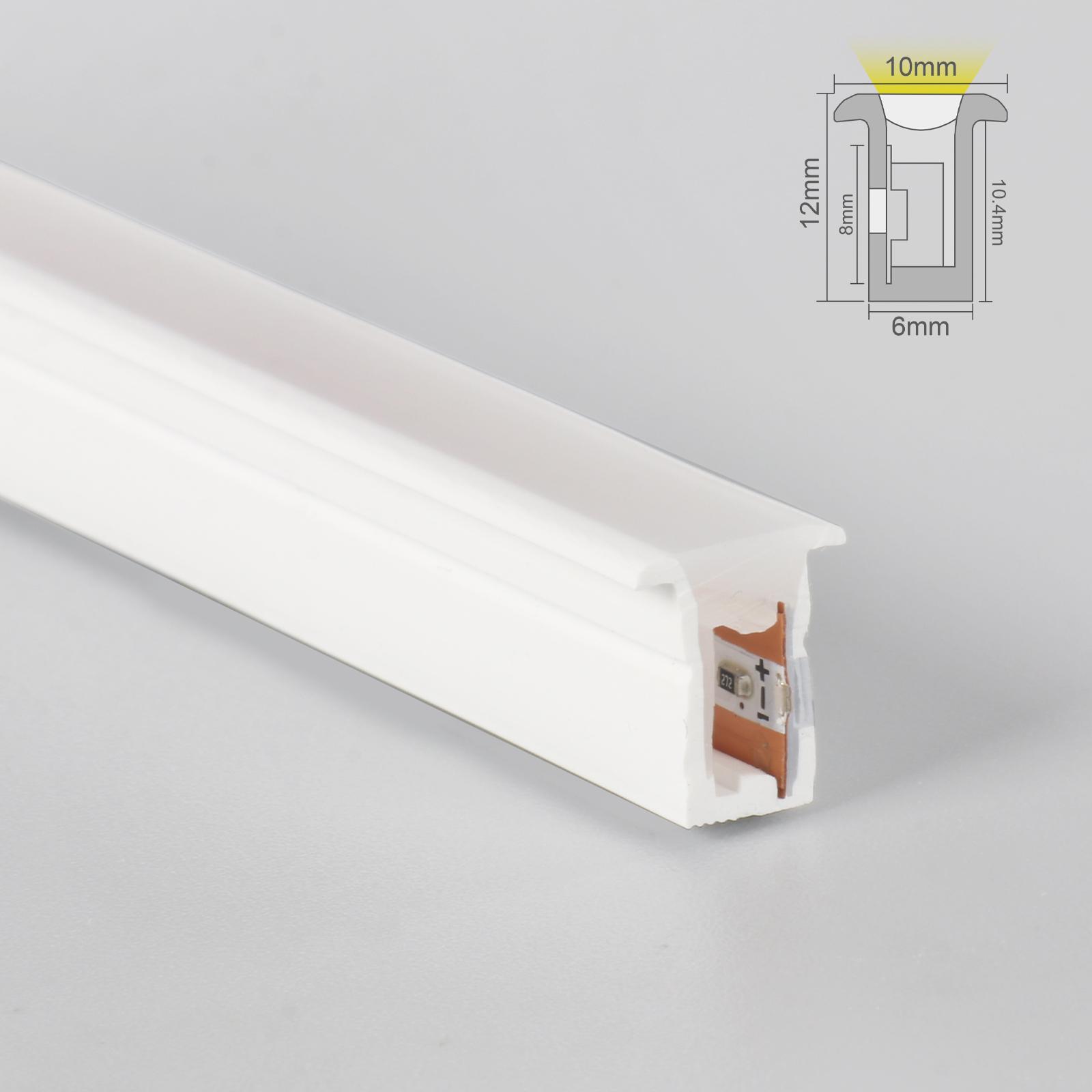 Recessed LED Neon Flex 6mm x 12mm 9.6W/m 12V